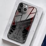 Akatxezy Ryomen Sukuna Anime Design Case, Glass TPU Anti-Scratch Cover, Anti-Fingerprint Shell for iPhone 16