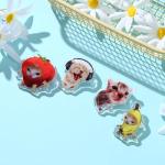 Pins For Backpacks Banana Meme Cat Pin Bag Y2K Aesthetic Cute Funny Cartoon Lapel Brooch Pins Cat Clip Badges for Backpacks Accessories 4pcs(Style 1)