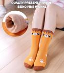 SDBING Womens Cat Socks Cute Gifts Animal Soft Breathable Thin Cotton Casual Crew Socks 5 Pairs (Cat, 6-10)