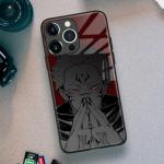 Akatxezy Ryomen Sukuna Anime Design Case, Glass TPU Anti-Scratch Cover, Anti-Fingerprint Shell for iPhone 16