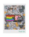 REAL SIC Nyan Cat Enamel Pin - Rainbow Cat Pin with Pop-Tart Meme - LGBT Pride Kawaii Pin for Jackets, Backpacks, Hats, Bags & Tops