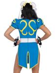 Leg Avenue Women's Street Fighter Chunli Costume, Medium/Large, Blue