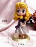15cm Princess Figure Sleeping Beauty Bo Peep Sheep Girl Jasmine Snow White PVC Model Mini Cake Figure Decal Toys