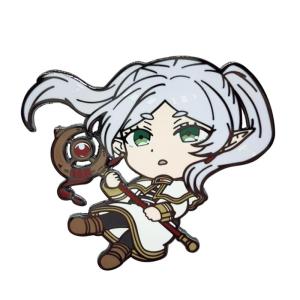 DJMANMENGG Frieren Pin Frieren Beyond Journey's End Pin Anime Cosplay Metal Backpack Accessory Decoration (frieren)