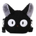 Kawaii Cat Plush Crossbody Bag for Girls