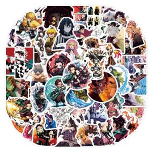 Anime Sticker for Kids, 55pcs Demon Slayer‌ Stickers,Hot Cartoon Vinyl Sticker for Water Bottle Laptop Phone Scrapbooking Journaling for Adults Teens for Party Supply Favor Decor