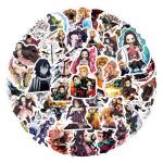 Anime Sticker for Kids, 55pcs Demon Slayer‌ Stickers,Hot Cartoon Vinyl Sticker for Water Bottle Laptop Phone Scrapbooking Journaling for Adults Teens for Party Supply Favor Decor