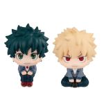 YLQANONG Midoriya Izuku Look Up Figures MHA Bakugo Anime Figure Statues Kacchan MHA Anime Action Figurine 10CM(3.94IN)