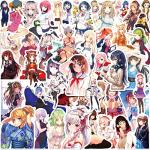100Pcs Anime Girl Stickers for Water Bottles,Waterproof Kawaii Hot Girl Stickers for Teens,Cartoon Sexy Lady Decals for Laptop Hydroflask Scrapbooking Journaling