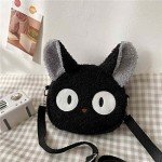 Kawaii Cat Plush Crossbody Bag for Girls