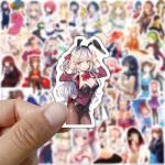 100Pcs Anime Girl Stickers for Water Bottles,Waterproof Kawaii Hot Girl Stickers for Teens,Cartoon Sexy Lady Decals for Laptop Hydroflask Scrapbooking Journaling