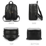 STEAMEDBUN Pin Display Backpack Black Ita Bag Mini Pin Bag For Anime Display