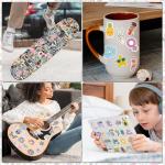 Arme 600 PCS Stickers Pack，Cute Colorful Waterproof Stickers，Vinyl Art Stickers.Valentine's Day Stickers for Water Bottles,Skateboards and Notebooks, Laptop Sticker for Teens Girls Kids Adults