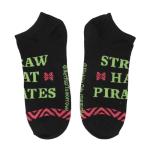 Bioworld One Piece Straw Hat Pirates Adult 5-Pair Ankle Socks