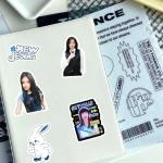 50pcs NewJeans Korean Idol Stickers for Teens, Sticker for Water Bottle,Laptop,Waterproof Vinyl Decals for Teen Adult Party Supply Favor Decor (U)