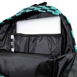 Demon Slayer Tanjiro Checkered Backpack - Multi-Color