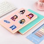 50pcs NewJeans Korean Idol Stickers for Teens, Sticker for Water Bottle,Laptop,Waterproof Vinyl Decals for Teen Adult Party Supply Favor Decor (U)