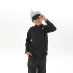 ZNTU Kids Gojo Costume with Wig, Blindfold – High School Uniform Halloween Outfit for Boys (53.2–57.0" (135–145 cm))