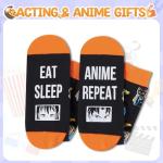 Zmart Anime Gifts for Men Women - Anime Socks for Lovers, Cartoon Watching Merch for Teens Party