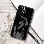 JJK Anime Black Phone Case for iPhone 14 Pro Max