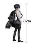 YLQANONG Nakahara Chuuya Figures Dazai Osamu Anime Figure Statues BSD PVC Anime Action Figurine Fans Gifts 22CM/8.66IN