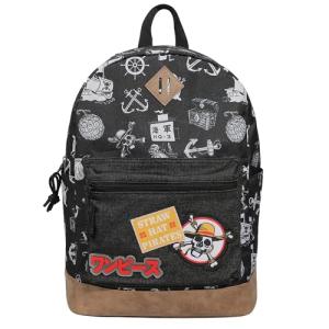One Piece Live Action Icons 16.5" Black Backpack