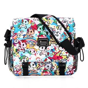 Tokidoki Messenger Bag for Women Men,Cute Purse Shoulder Bag Briefcase Business Bag with Shopping Travel School Work(Yellow)
