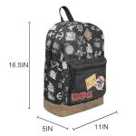 One Piece Live Action Icons 16.5" Black Backpack