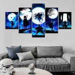 5-Piece Anime Canvas Wall Art Set