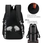 DIOMMELL Anime Backpack Canvas Capacity Roomy Laptop Manga Eyes Backpack