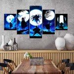 5-Piece Anime Canvas Wall Art Set