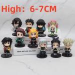 Anime Demon Slayer Tanjiro Figure Kimetsu No Yaiba Statue Rengoku Shinobu Giyuu Action Figurine Desk Decoration Room Accessories