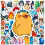 50pcs Cartoon Miyazaki Hayao Stickers for Kids,Vinyl Waterproof Miyazaki Hayao Decal for Water Bottle Laptop Toy Sticker for DIY Decorate Bumper Phone Hard Hat Kids Teens Gifts