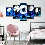 5-Piece Anime Canvas Wall Art Set