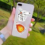 50pcs Cartoon Miyazaki Hayao Stickers for Kids,Vinyl Waterproof Miyazaki Hayao Decal for Water Bottle Laptop Toy Sticker for DIY Decorate Bumper Phone Hard Hat Kids Teens Gifts