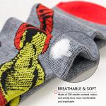 SIDIMELO Classic Cartoon Character Patterned Dress Socks,Crazy Funny Cotton Socks Novelty Gift for Adult Teen(5 pack)