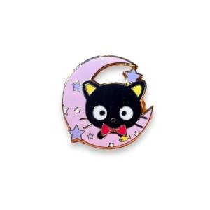 Black Cat Pin Anime Pin Anime cat pin kitty pin black cat gifts black cat enamel pin anime pin hard enamel (MOON)
