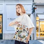 KEYCHIN No Face & Chihiro Tote Bag Japanese Anime Lovers Gift Animated Movie Themed Shoulder Bag Cartoon Movie Merch (No Face-TB)