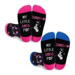 FAHMJMYBD Costume Socks – 2 Pairs Cute Cotton Crew Socks Pop – Novelty Socks for Women & Teens, One Size Fits Most