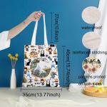 KEYCHIN No Face & Chihiro Tote Bag Japanese Anime Lovers Gift Animated Movie Themed Shoulder Bag Cartoon Movie Merch (No Face-TB)