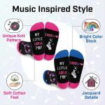 FAHMJMYBD Costume Socks – 2 Pairs Cute Cotton Crew Socks Pop – Novelty Socks for Women & Teens, One Size Fits Most