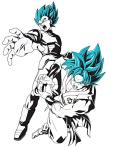 Dragon Ball Super Goku Vegeta Anime Men’s White T-Shirt-Large