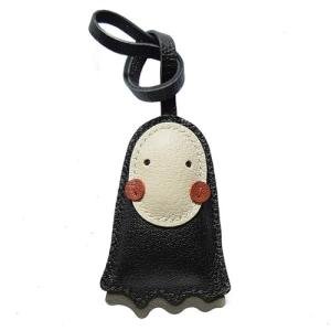 Fuerxy No Face Bag Charm, Black Purse Charms for Handbags, Funny Fashion Bag Accessories Key Charms