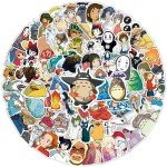 100PCS Miyazaki Anime Stickers for All Ages