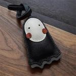 Fuerxy No Face Bag Charm, Black Purse Charms for Handbags, Funny Fashion Bag Accessories Key Charms