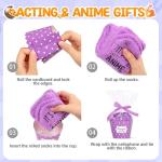 HAPPYPOP Gifts for Anime Lovers - Anime Themed Socks for Party, Cartoon Stuff Merch for Teen Girls Women