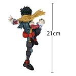 YLQANONG MHA Midoriya Izuku Figures Toga Himiko/Uraraka Ochako Anime Figure Statues PVC Anime Action Figurine 8.27IN