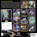 Cat Wars 2026 Wall Calendar, 12-Month Funny Cat Humor & Pop Culture Parody Calendar with Comics and Space Cat Art, 12" × 12"