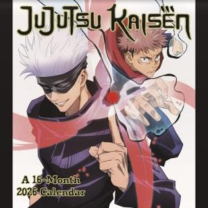 2026 Jujutsu Kaisen Wall Calendar