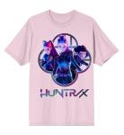 Kpop Demon Hunters Huntrix Capture Color Adult Pink Crew Neck Short Sleeve T-Shirt-XXL